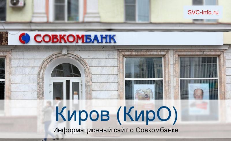 Банкоматы и отделения в городе Киров