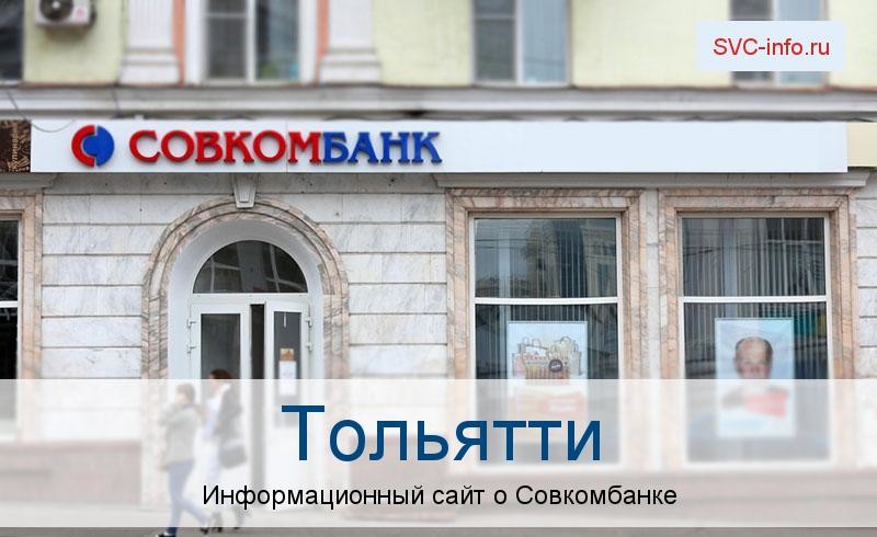 Банкоматы и отделения в городе Тольятти